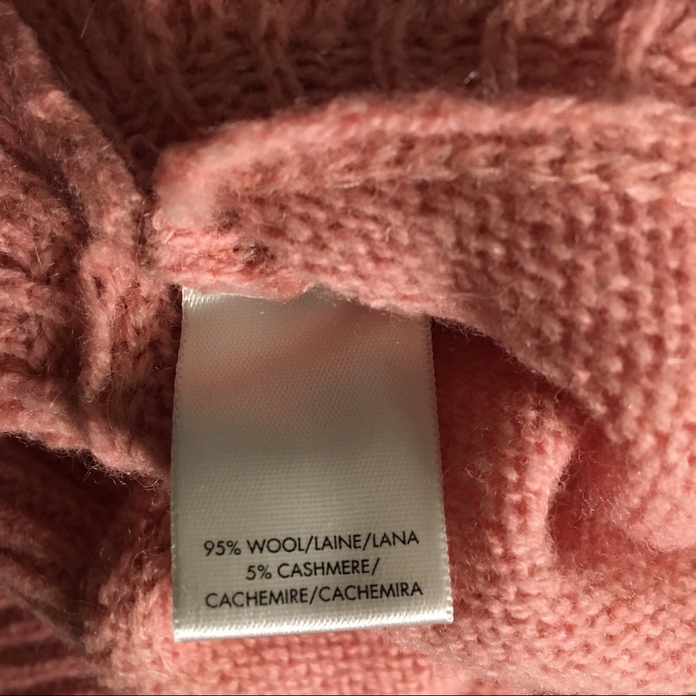 Ann Taylor pink wool and cashmere sweater - Picture 5 of 5